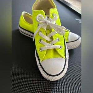 Converse Chuck Taylors neon yellow
